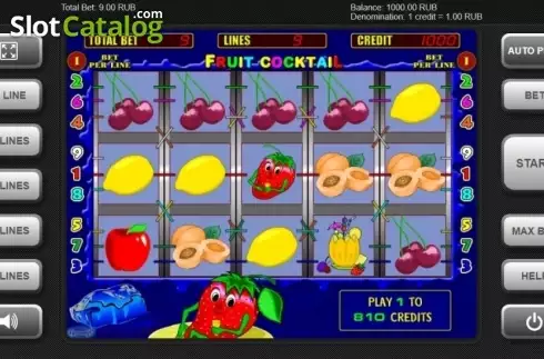 Οθόνη2. Fruit Cocktail (Igrosoft) Κουλοχέρης