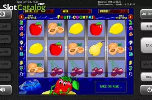 Οθόνη3. Fruit Cocktail (Igrosoft) Κουλοχέρης