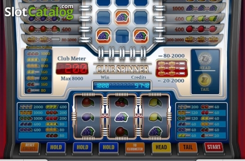 Οθόνη3. Club Spinner Κουλοχέρης 