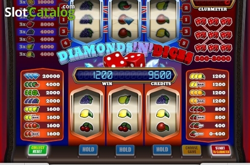 Οθόνη3. Diamonds 'N' Dices Κουλοχέρης