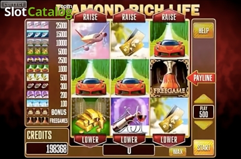Οθόνη2. Diamond Rich Life (3x3) Κουλοχέρης