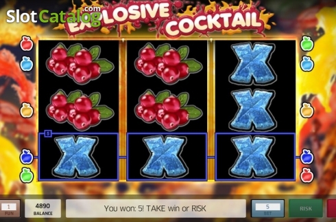 Οθόνη3. Explosive Fruit Cocktail Κουλοχέρης 