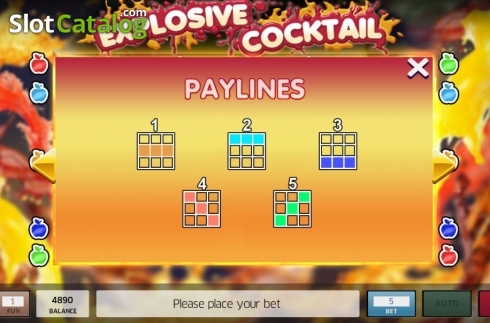 Οθόνη6. Explosive Fruit Cocktail Κουλοχέρης 