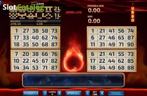 Οθόνη2. Bingo Firestorm Κουλοχέρης