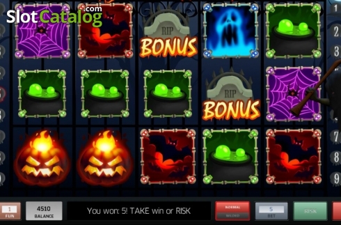 Οθόνη3. Halloween Slot Κουλοχέρης