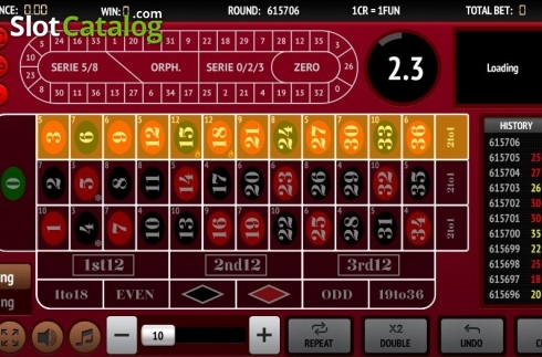 Οθόνη2. Live Roulette (ABXplay) Κουλοχέρης