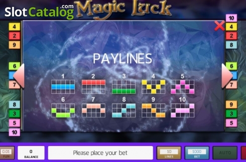 Οθόνη4. Magic Luck Κουλοχέρης