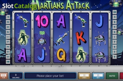 Οθόνη2. Martians Atack Κουλοχέρης