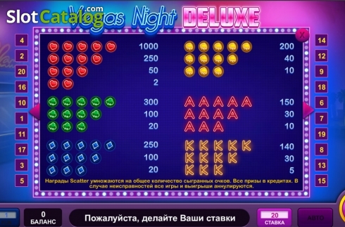 Οθόνη5. Vegas Night Deluxe Κουλοχέρης