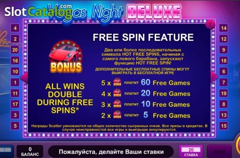 Οθόνη6. Vegas Night Deluxe Κουλοχέρης