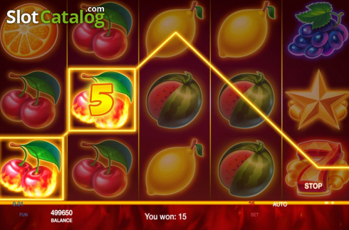 Οθόνη3. Blazing Fruits Κουλοχέρης