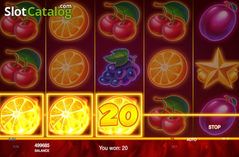 Οθόνη4. Blazing Fruits Κουλοχέρης
