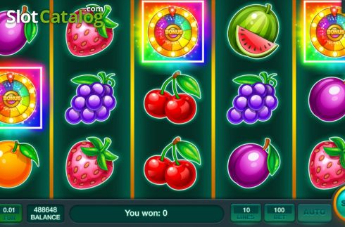Οθόνη3. Fruits Fortune Wheel Κουλοχέρης
