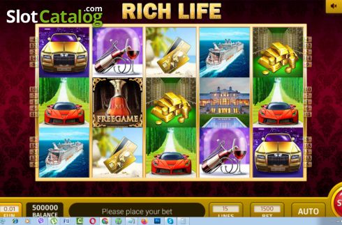 Οθόνη2. Rich Life (Inbet Games) Κουλοχέρης