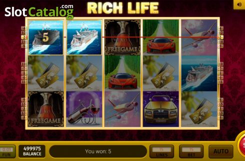 Οθόνη4. Rich Life (Inbet Games) Κουλοχέρης
