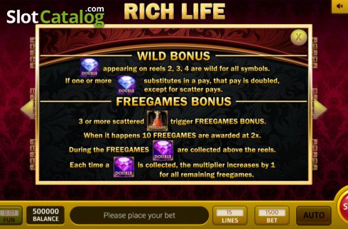 Οθόνη6. Rich Life (Inbet Games) Κουλοχέρης