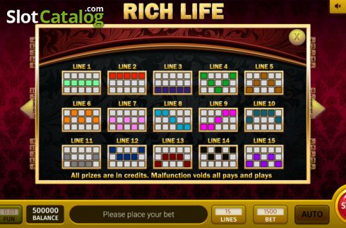 Οθόνη7. Rich Life (Inbet Games) Κουλοχέρης