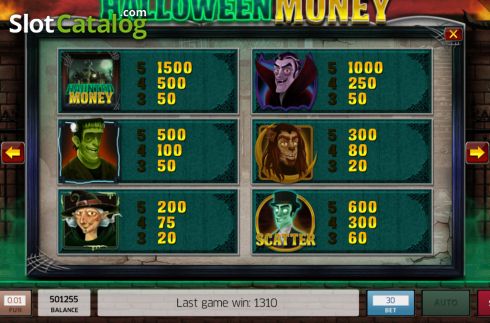 Οθόνη7. Halloween Money Κουλοχέρης