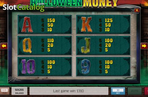 Οθόνη8. Halloween Money Κουλοχέρης
