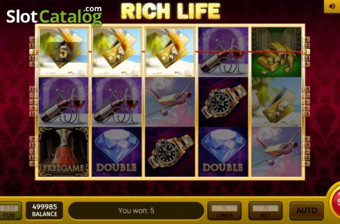 Οθόνη3. Rich Life (3x3) Κουλοχέρης