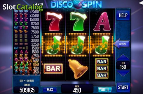 Οθόνη3. Disco Spin (Pull Tabs) Κουλοχέρης 