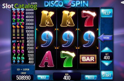 Οθόνη5. Disco Spin (Pull Tabs) Κουλοχέρης 