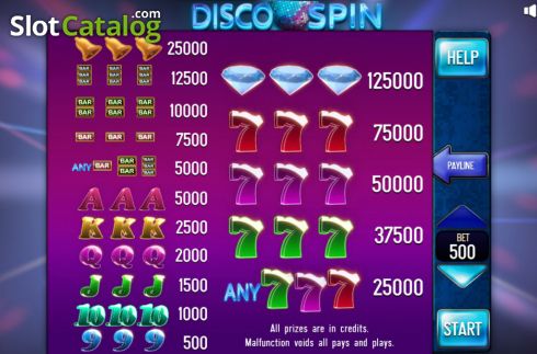 Οθόνη6. Disco Spin (Pull Tabs) Κουλοχέρης 