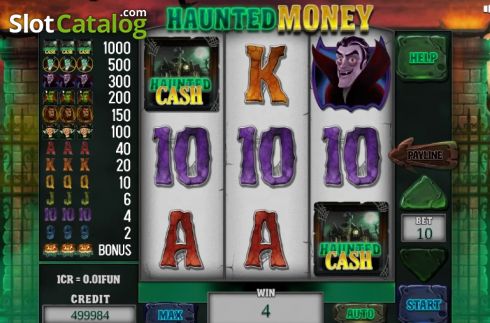 Οθόνη3. Haunted Money 3x3 Κουλοχέρης 