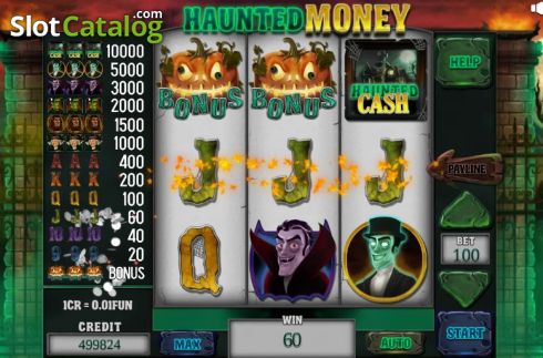 Οθόνη4. Haunted Money 3x3 Κουλοχέρης 