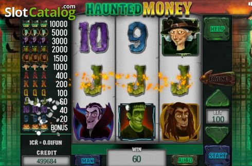 Οθόνη5. Haunted Money 3x3 Κουλοχέρης 