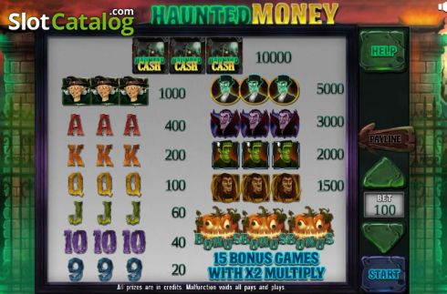 Οθόνη6. Haunted Money 3x3 Κουλοχέρης 