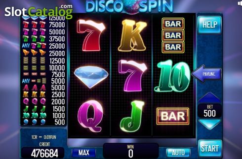 Οθόνη2. Disco Spin (3x3) Κουλοχέρης