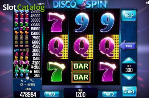 Οθόνη5. Disco Spin (3x3) Κουλοχέρης
