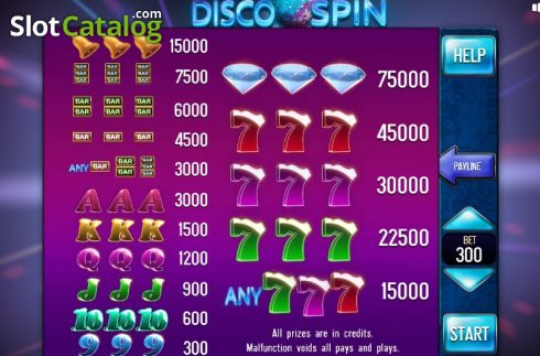 Οθόνη6. Disco Spin (3x3) Κουλοχέρης