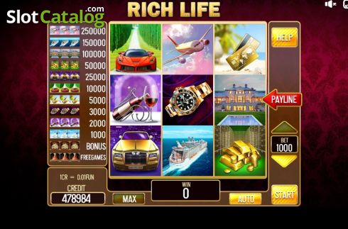 Οθόνη2. Rich Life (Pull Tabs) Κουλοχέρης