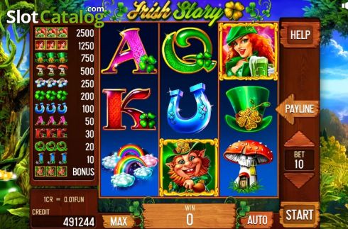 Οθόνη2. Irish Story (Pull Tabs) Κουλοχέρης