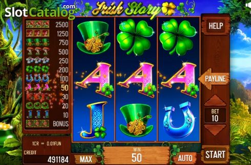 Οθόνη4. Irish Story (Pull Tabs) Κουλοχέρης