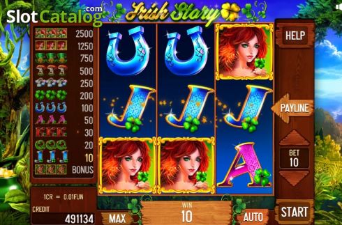Οθόνη5. Irish Story (Pull Tabs) Κουλοχέρης