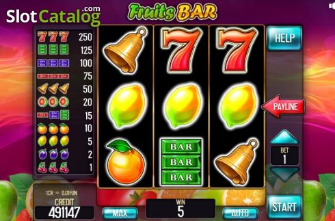 Οθόνη3. Fruits Bar (Pull Tabs) Κουλοχέρης