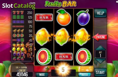 Οθόνη4. Fruits Bar (Pull Tabs) Κουλοχέρης