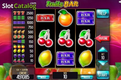 Οθόνη5. Fruits Bar (Pull Tabs) Κουλοχέρης