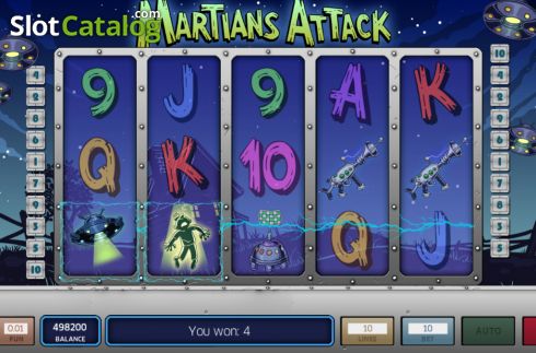 Οθόνη3. Martians Attack Κουλοχέρης