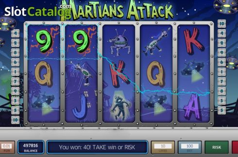 Οθόνη4. Martians Attack Κουλοχέρης