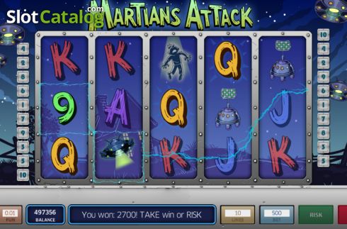 Οθόνη5. Martians Attack Κουλοχέρης