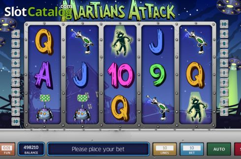 Οθόνη2. Martians Attack Κουλοχέρης