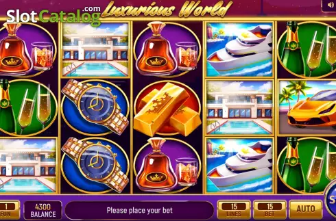 Οθόνη2. Luxurious World Κουλοχέρης 