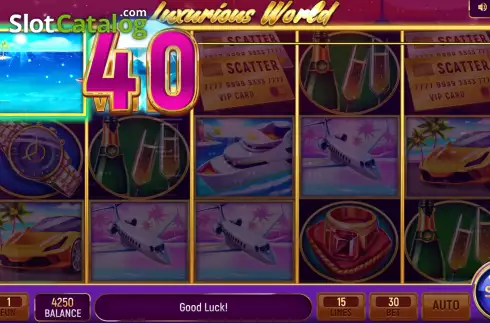 Οθόνη4. Luxurious World Κουλοχέρης 