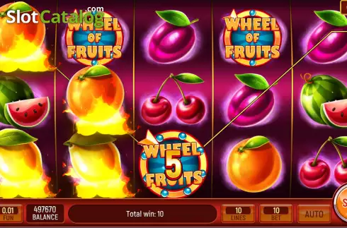 Οθόνη4. Wheel of Fruits Κουλοχέρης