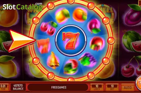Οθόνη5. Wheel of Fruits Κουλοχέρης
