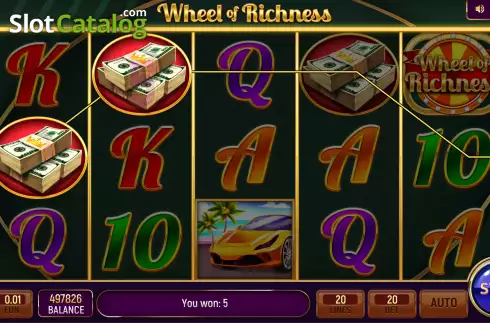 Οθόνη3. Wheel of Richness Κουλοχέρης